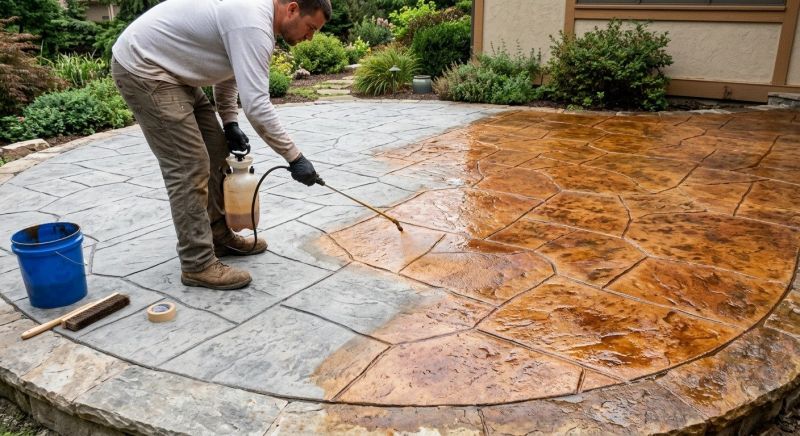 Cement Staining in Fort Worth, TX