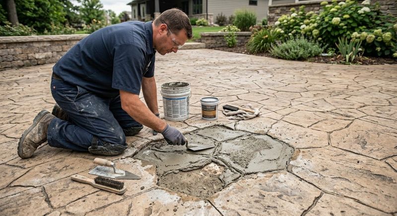 Decorative Concrete Repair in Spartanburg, SC