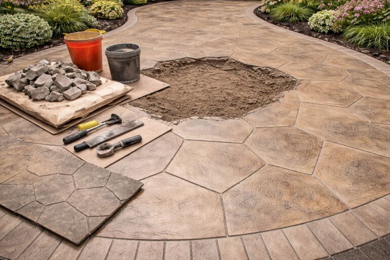 Decorative Concrete Repair in Everett, WA
