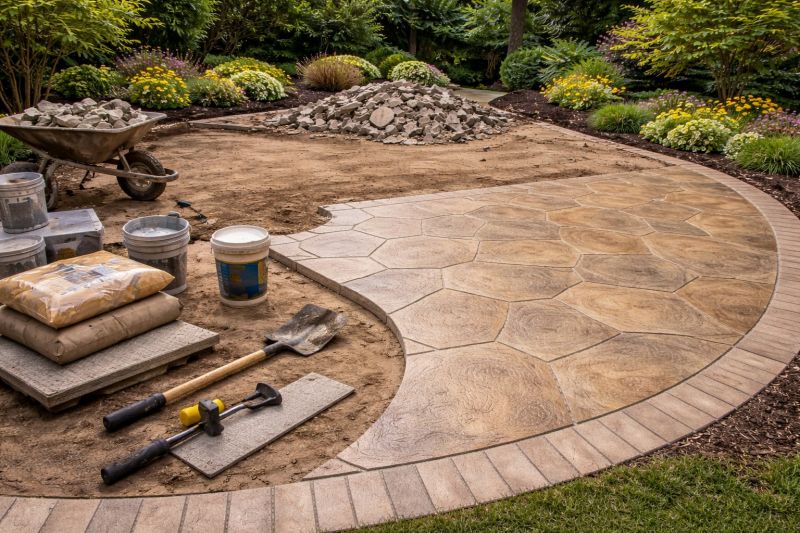 Stamped Concrete Construction in Frisco, TX