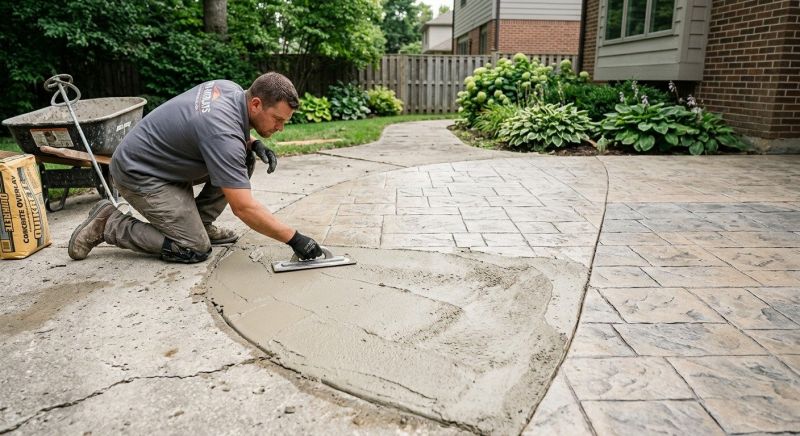 Stamped Concrete Service in Frisco, TX