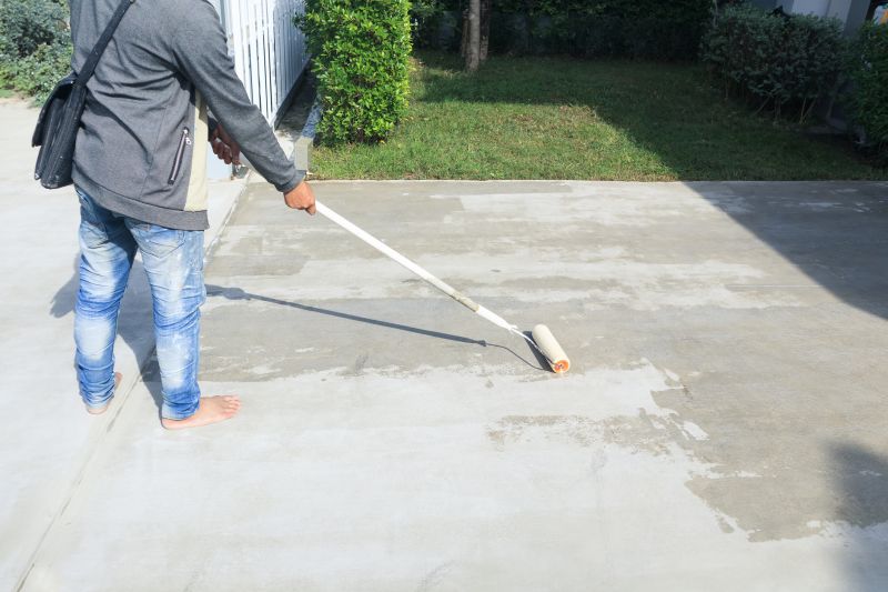 Driveway Staining in Spring